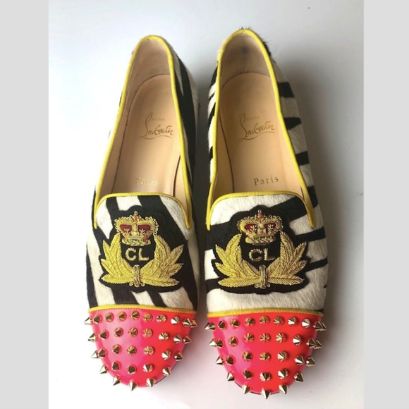 Christian Louboutin Shoes - Christian Louboutin Intern Flat Spikes Loafer 39.5
